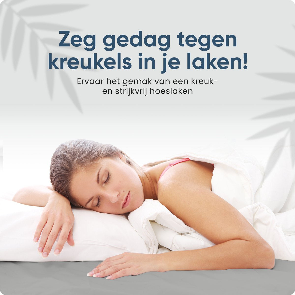 Sleeptime Hotel Jersey Hoeslaken Grijs