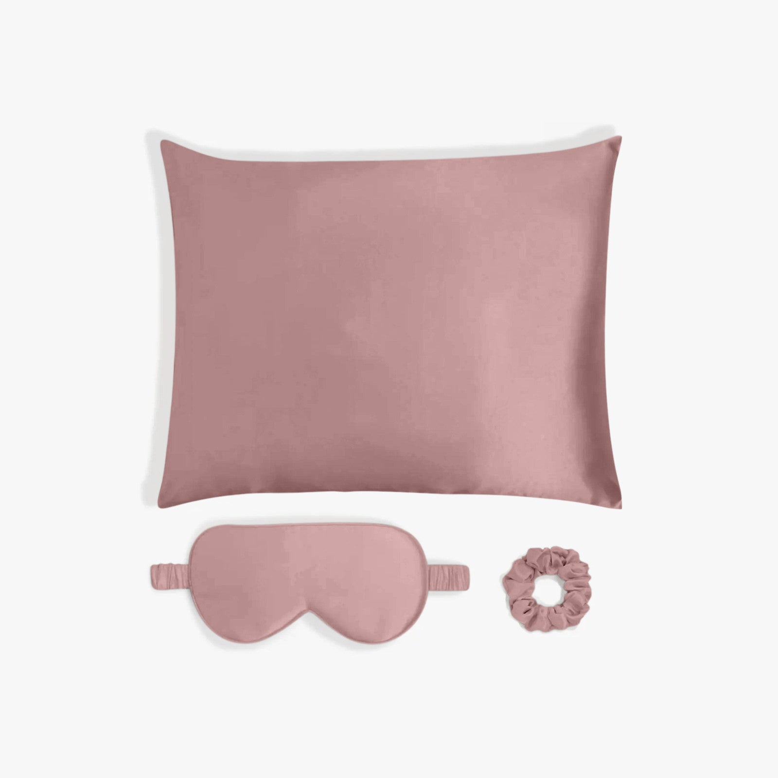 Sleeptime Slaapset - Kussensloop + Slaapmasker + scrunchie + Curler - Roze