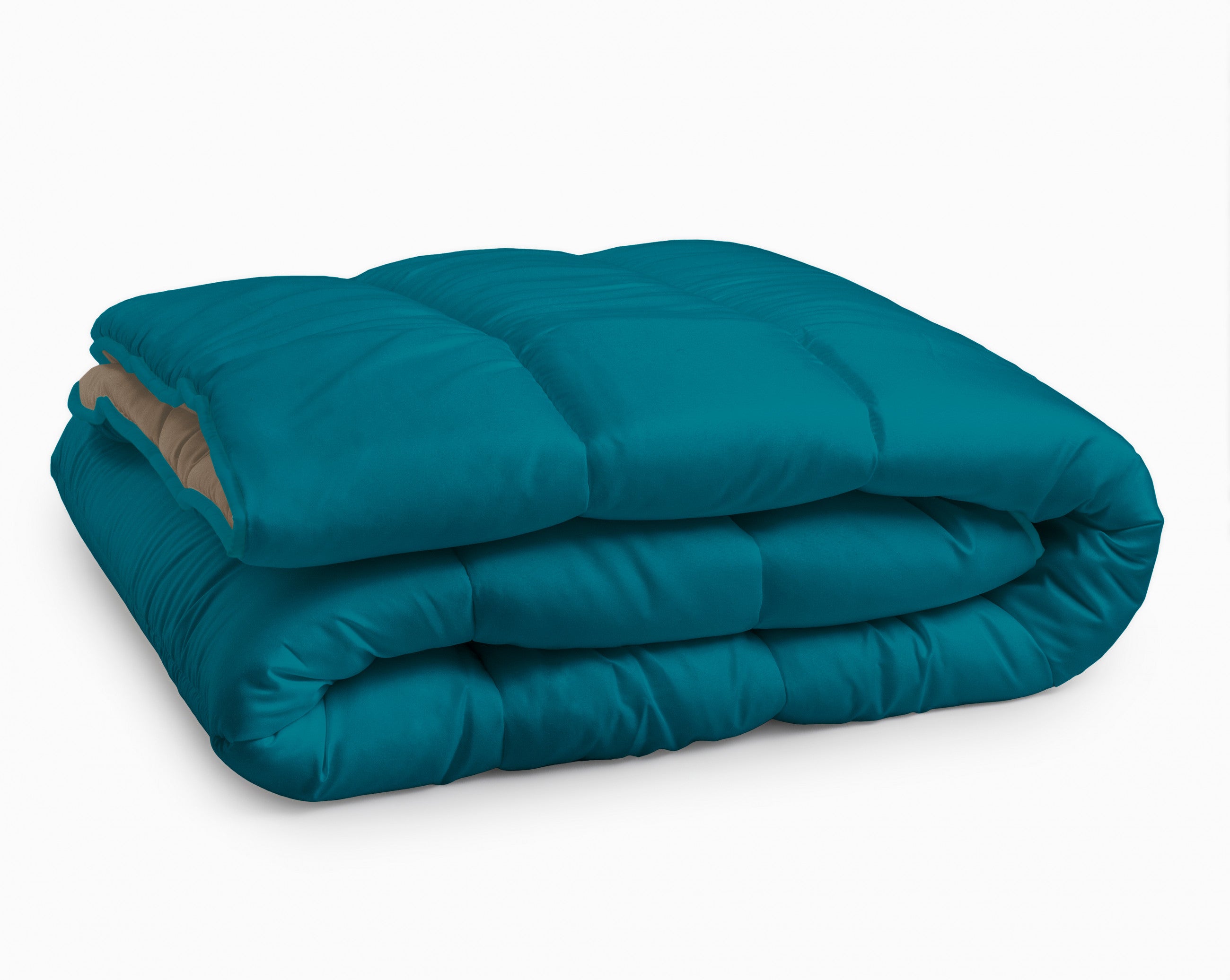 Sleeptime Dekbed en Overtrek in 1 - Blauw/Taupe